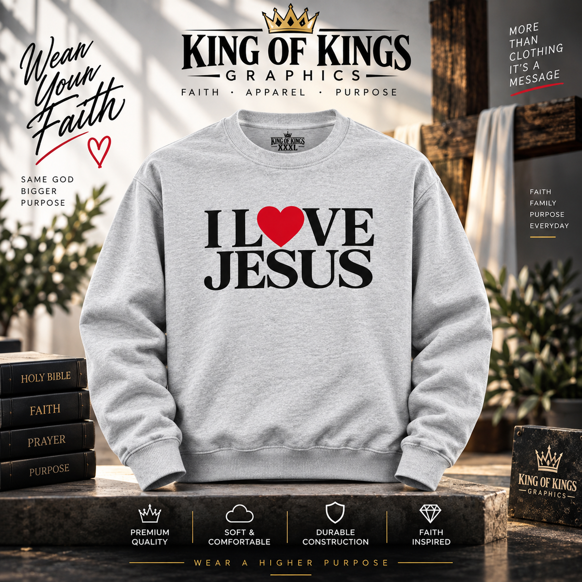 Long sleeve crewneck
