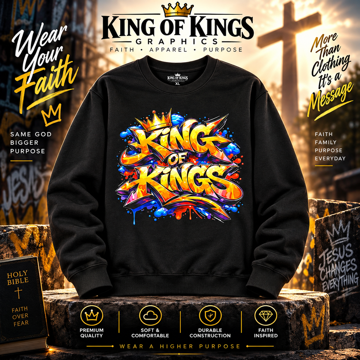 Long sleeve crewneck